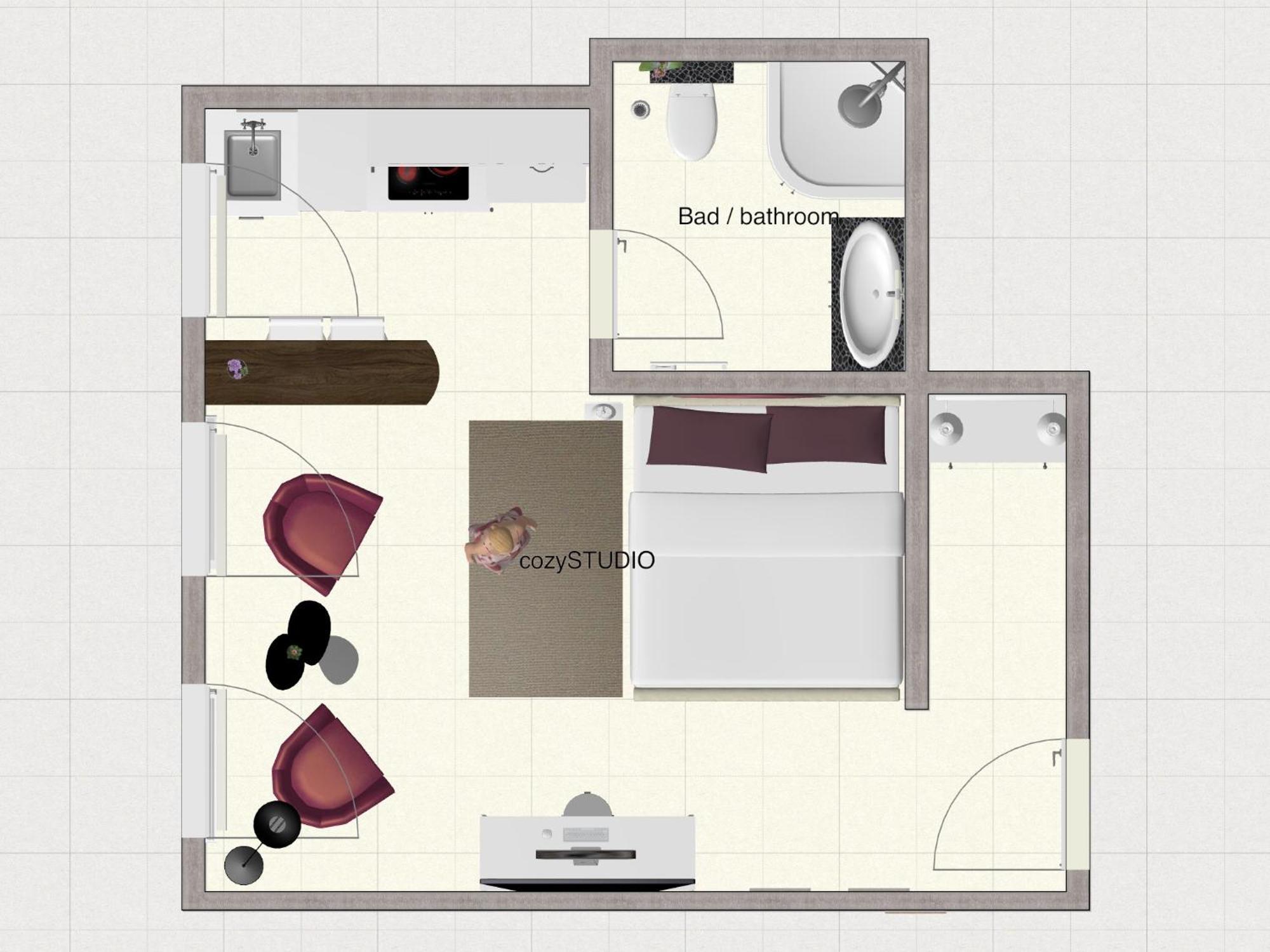 Secret Hideaways Cozystudio Superior Apartments Mit Wifi L 450M Bis Uni L Messe L Flughafen L Zoo Дуйсбург Номер фото